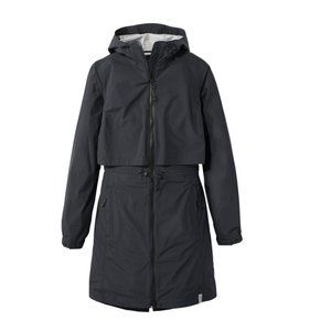 Women's Meridian Rain Coat - Black - Small